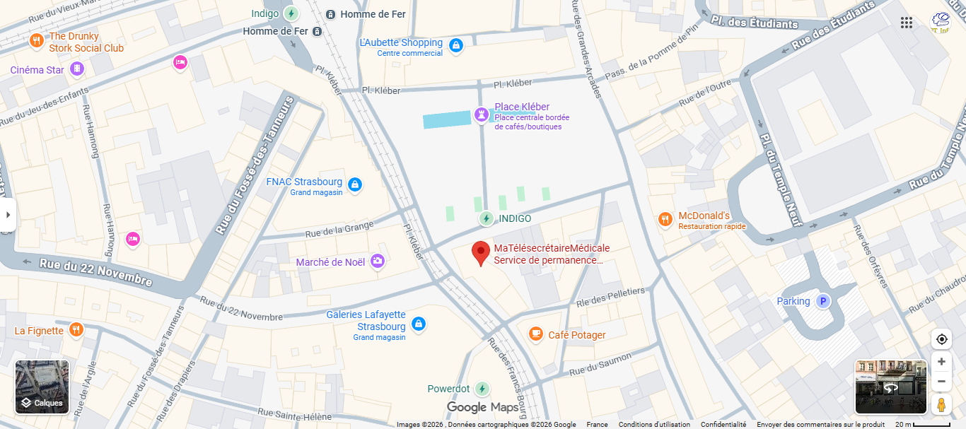 Carte Strasbourg - Clinical Concierge